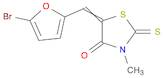 4-Thiazolidinone, 5-[(5-bromo-2-furanyl)methylene]-3-methyl-2-thioxo-