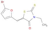 4-Thiazolidinone, 5-[(5-bromo-2-furanyl)methylene]-3-ethyl-2-thioxo-