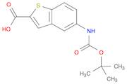 Benzo[b]thiophene-2-carboxylic acid, 5-[[(1,1-dimethylethoxy)carbonyl]amino]-