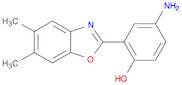 Phenol, 4-amino-2-(5,6-dimethyl-2-benzoxazolyl)-