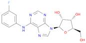 Adenosine, N-(3-fluorophenyl)- (9CI)