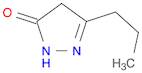 3H-Pyrazol-3-one, 2,4-dihydro-5-propyl-