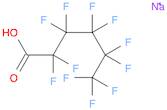 Hexanoic acid, 2,2,3,3,4,4,5,5,6,6,6-undecafluoro-, sodium salt (1:1)