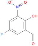 Benzaldehyde, 5-fluoro-2-hydroxy-3-nitro-