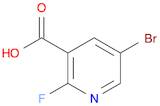 3-Pyridinecarboxylic acid, 5-bromo-2-fluoro-