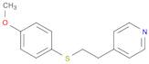 Pyridine, 4-[2-[(4-methoxyphenyl)thio]ethyl]-