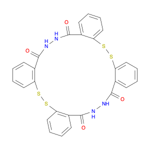 Tetrabenzo[c,i,m,s][1,2,11,12,6,7,16,17]tetrathiatetraazacycloeicosine-11,14,25,28-tetrone, 12,13,…