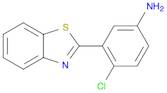 Benzenamine, 3-(2-benzothiazolyl)-4-chloro-