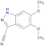 1H-Indazole-3-carbonitrile, 5,6-dimethoxy-