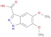 1H-Indazole-3-carboxylic acid, 5,6-dimethoxy-