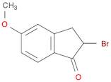 1H-Inden-1-one, 2-bromo-2,3-dihydro-5-methoxy-