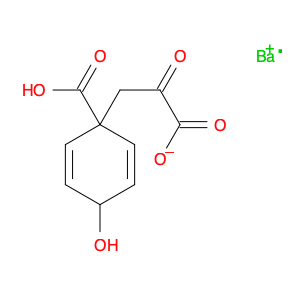 2,5-Cyclohexadiene-1-propanoic acid, 1-carboxy-4-hydroxy-α-oxo-, barium salt (1:1)