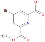 2,6-Pyridinedicarboxylic acid, 4-bromo-, 2-methyl ester