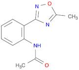 Acetamide, N-[2-(5-methyl-1,2,4-oxadiazol-3-yl)phenyl]-