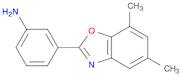 Benzenamine, 3-(5,7-dimethyl-2-benzoxazolyl)-