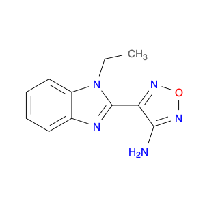 1,2,5-Oxadiazol-3-amine, 4-(1-ethyl-1H-benzimidazol-2-yl)-