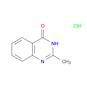 4(3H)-Quinazolinone, 2-methyl-, hydrochloride (1:1)