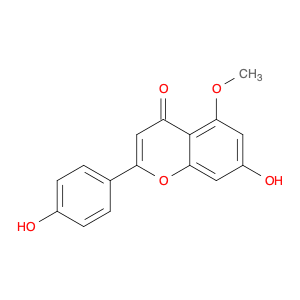 4H-1-Benzopyran-4-one, 7-hydroxy-2-(4-hydroxyphenyl)-5-methoxy-