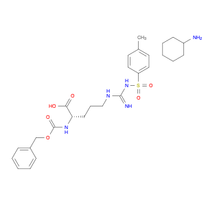 L-Ornithine, N5-[imino[[(4-methylphenyl)sulfonyl]amino]methyl]-N2-[(phenylmethoxy)carbonyl]-, comp…