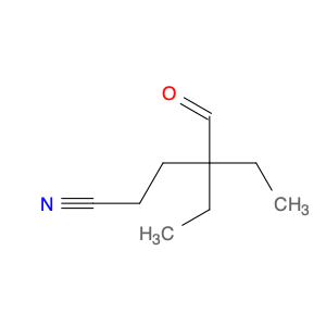 Hexanenitrile, 4-ethyl-4-formyl-