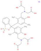 Glycine, N,N'-[(1,1-dioxido-3H-2,1-benzoxathiol-3-ylidene)bis[(6-hydroxy-2,5-dimethyl-3,1-phenylen…