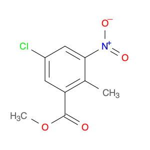 Benzoic acid, 5-chloro-2-methyl-3-nitro-, methyl ester