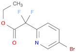 2-Pyridineacetic acid, 5-bromo-α,α-difluoro-, ethyl ester