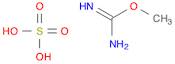 Carbamimidic acid, methyl ester, sulfate (1:1)