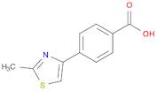 Benzoic acid, 4-(2-methyl-4-thiazolyl)-