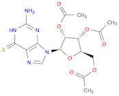 Guanosine, 6-thio-, 2',3',5'-triacetate (9CI)