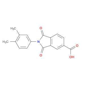 1H-Isoindole-5-carboxylic acid, 2-(3,4-dimethylphenyl)-2,3-dihydro-1,3-dioxo-