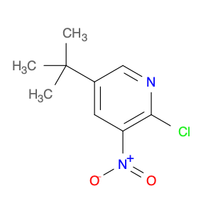 Pyridine, 2-chloro-5-(1,1-dimethylethyl)-3-nitro-