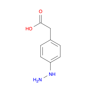 Benzeneacetic acid, 4-hydrazinyl-