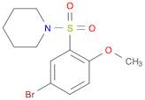 Piperidine, 1-[(5-bromo-2-methoxyphenyl)sulfonyl]-