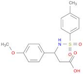 Benzenepropanoic acid, 4-methoxy-β-[[(4-methylphenyl)sulfonyl]amino]-