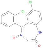 2H-1,4-Benzodiazepin-2-one, 7-chloro-5-(2-chlorophenyl)-1,3-dihydro-, 4-oxide