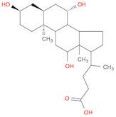 Cholan-24-oic acid, 3,7,12-trihydroxy-, (3α,5β,7β,12α)-