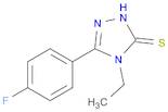 3H-1,2,4-Triazole-3-thione, 4-ethyl-5-(4-fluorophenyl)-2,4-dihydro-