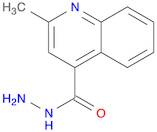 4-Quinolinecarboxylic acid, 2-methyl-, hydrazide