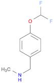 Benzenemethanamine, 4-(difluoromethoxy)-N-methyl-