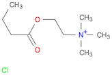 Ethanaminium, N,N,N-trimethyl-2-(1-oxobutoxy)-, chloride (1:1)