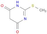 4,6(1H,5H)-Pyrimidinedione, 2-(methylthio)-