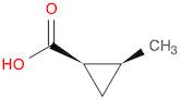 Cyclopropanecarboxylic acid, 2-methyl-, (1R,2S)-