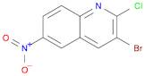 Quinoline, 3-bromo-2-chloro-6-nitro-