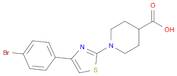 4-Piperidinecarboxylic acid, 1-[4-(4-bromophenyl)-2-thiazolyl]-