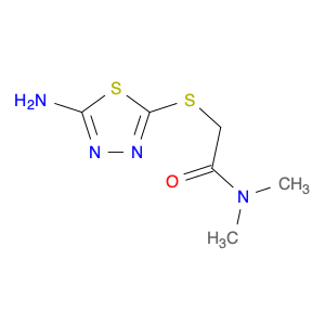 Acetamide, 2-[(5-amino-1,3,4-thiadiazol-2-yl)thio]-N,N-dimethyl-