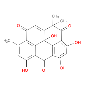 2H-Benzo[cd]pyrene-2,6,10(1H,11bH)-trione, 3,5,7,11b-tetrahydroxy-1,1,9-trimethyl-, (-)-