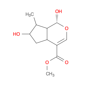 Cyclopenta[c]pyran-4-carboxylic acid, 1,4a,5,6,7,7a-hexahydro-1,6-dihydroxy-7-methyl-, methyl es...