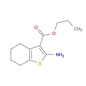 Benzo[b]thiophene-3-carboxylic acid, 2-amino-4,5,6,7-tetrahydro-, propyl ester