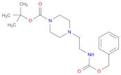 1-Piperazinecarboxylic acid, 4-[2-[[(phenylmethoxy)carbonyl]amino]ethyl]-, 1,1-dimethylethyl ester